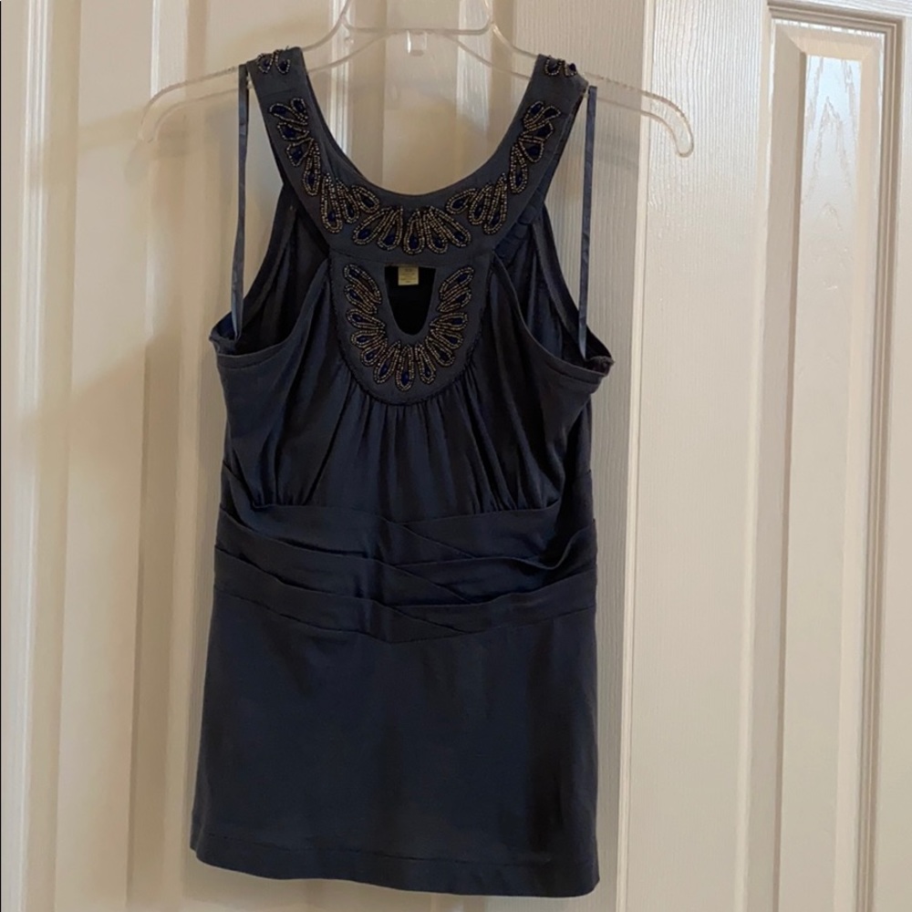 Anthropologie beaded tank